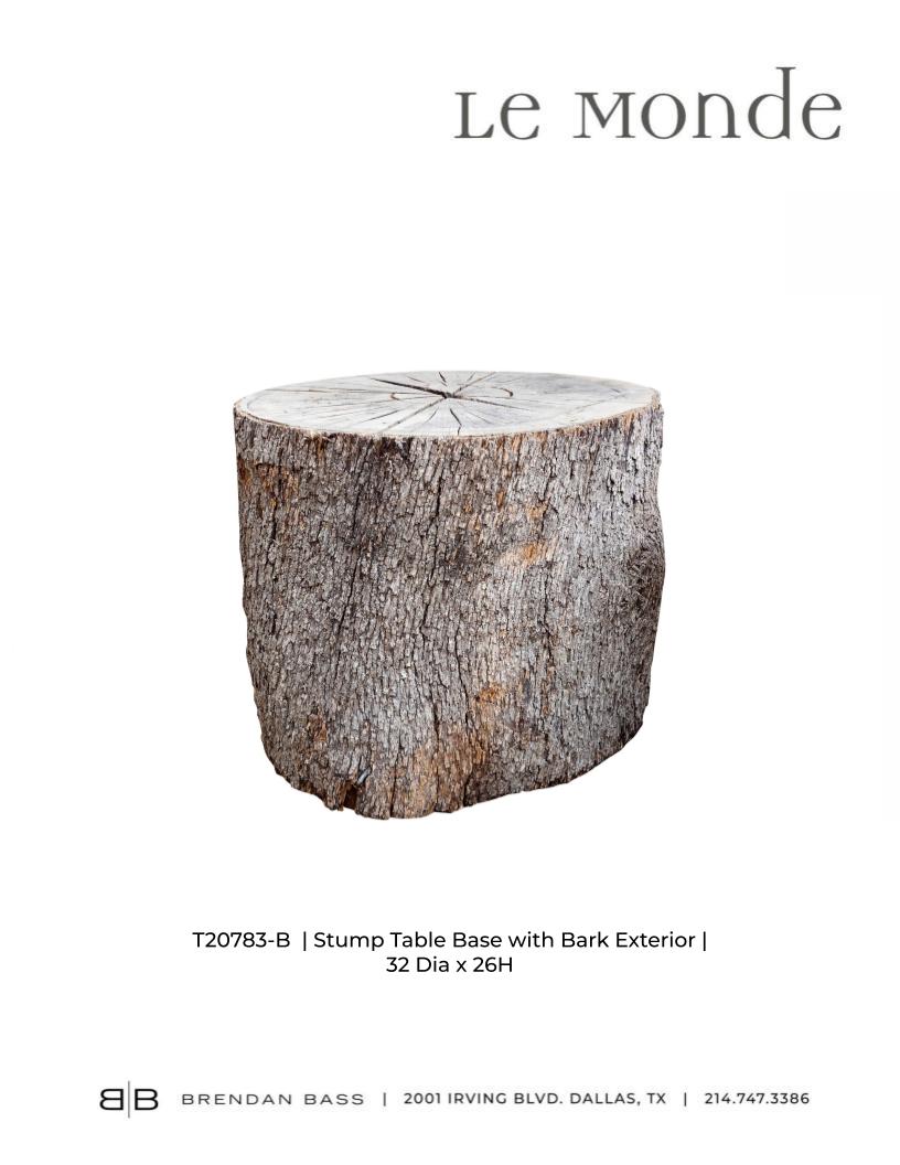 Wood Stump Base