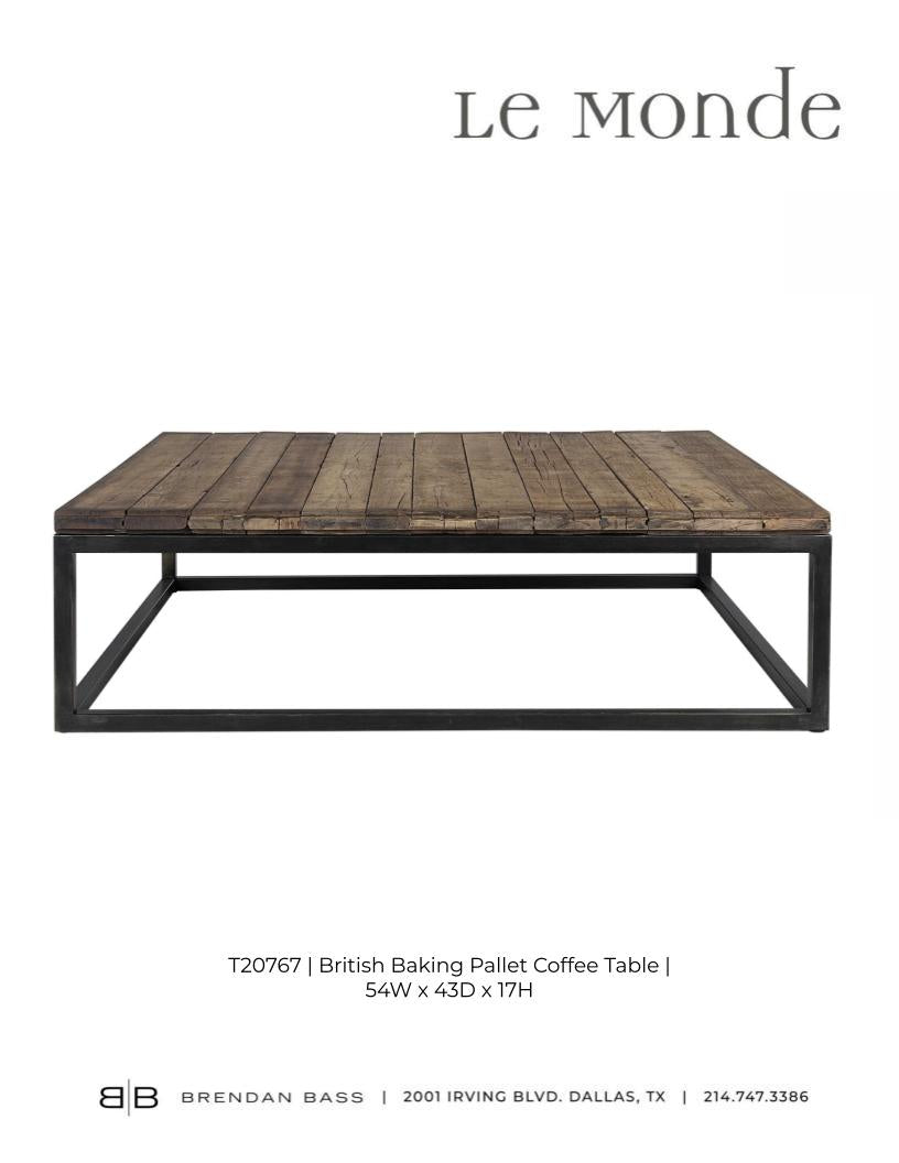 British Baking Palette Coffee Table