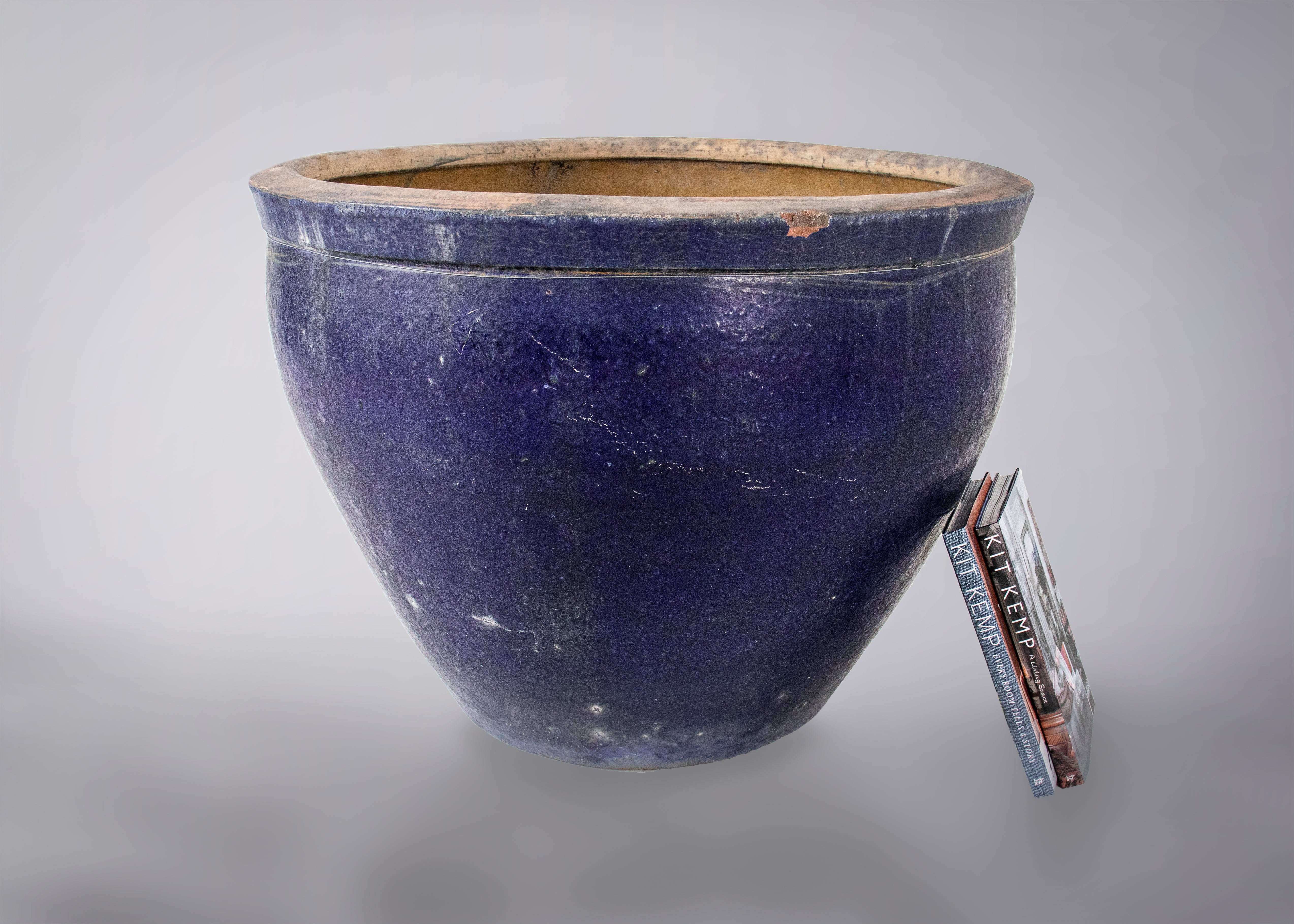 Large Cobalt Outdoor Planter