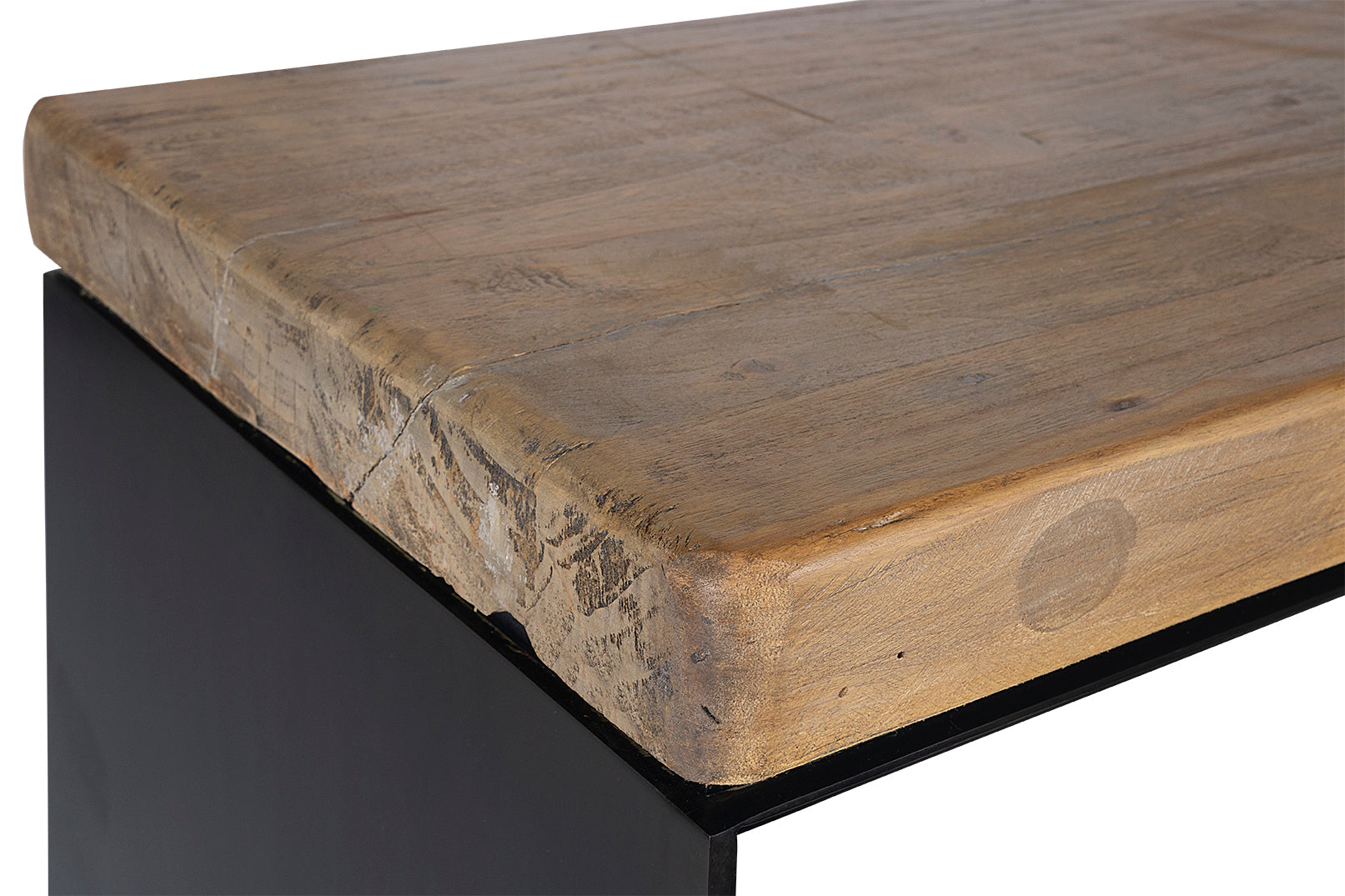 Modern Wood and Metal Console Table