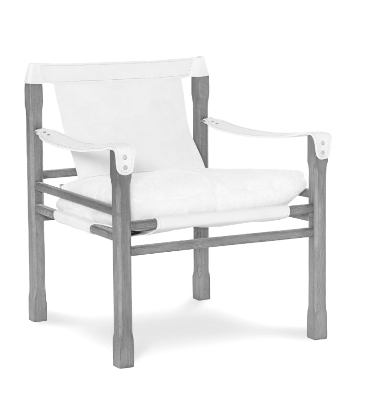 Mid Century Modern Leather Sling Chair | COMING SOON