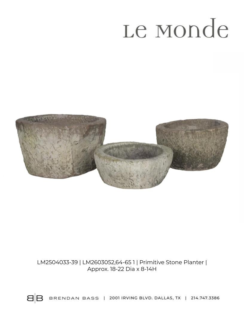 Primitive Stone Planter